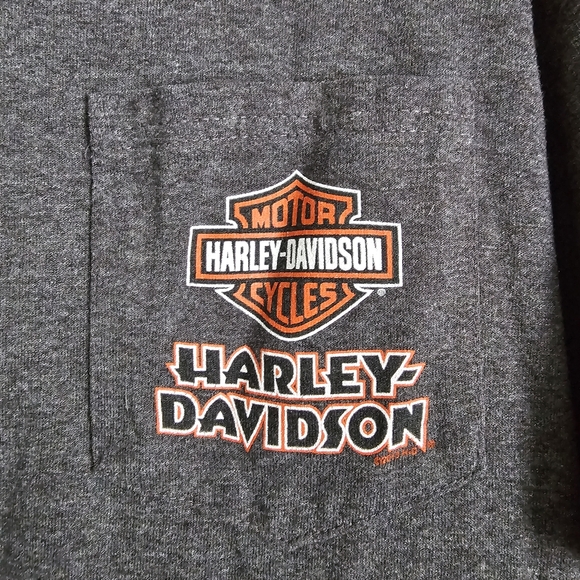 Harley Davidson of Charlotte North Carolina Motor Cycles racing T-shirt Size L - Picture 4 of 5